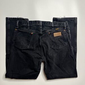 Wrangler Cowboy Cut 36x32 Men's Dark Black Jeans